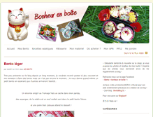Tablet Screenshot of bonheurenboite.bentoblog.fr